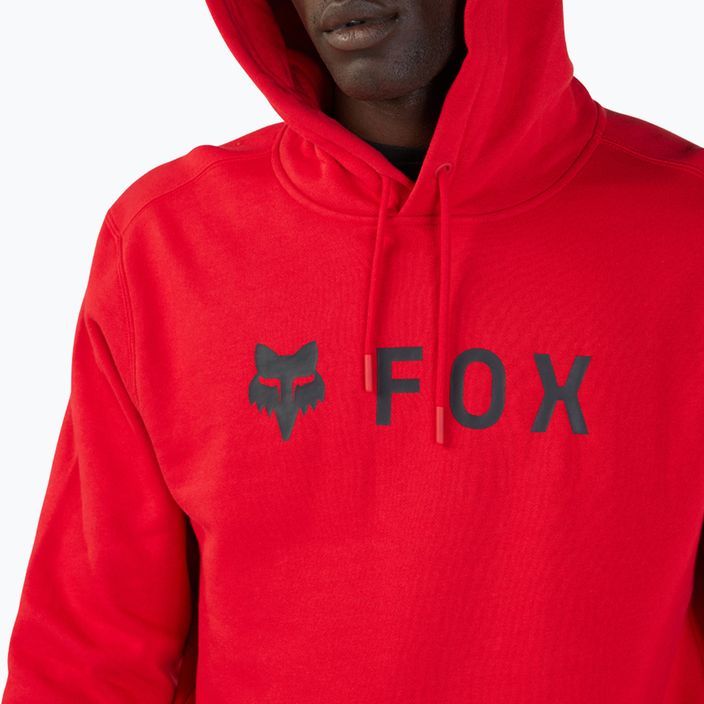 Herren Radfahren Sweatshirt Fox Racing Absolute Flamme rot 3
