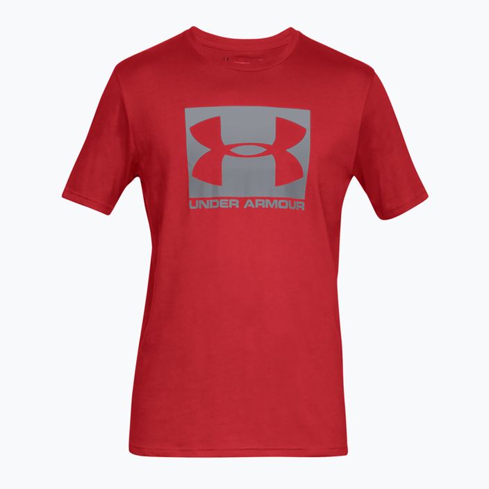 Herren Under Armour Boxed Sportstyle t-shirt rot/stahl 5