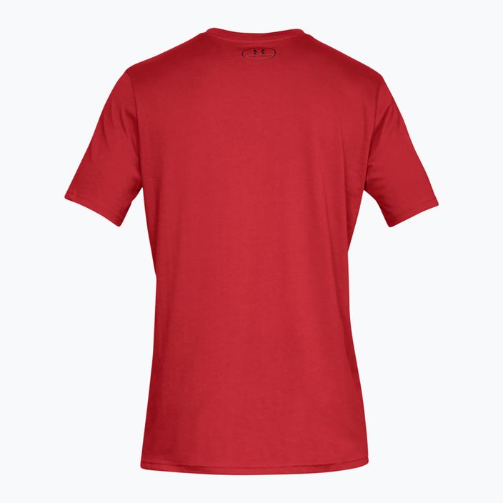 Herren Under Armour Boxed Sportstyle t-shirt rot/stahl 6