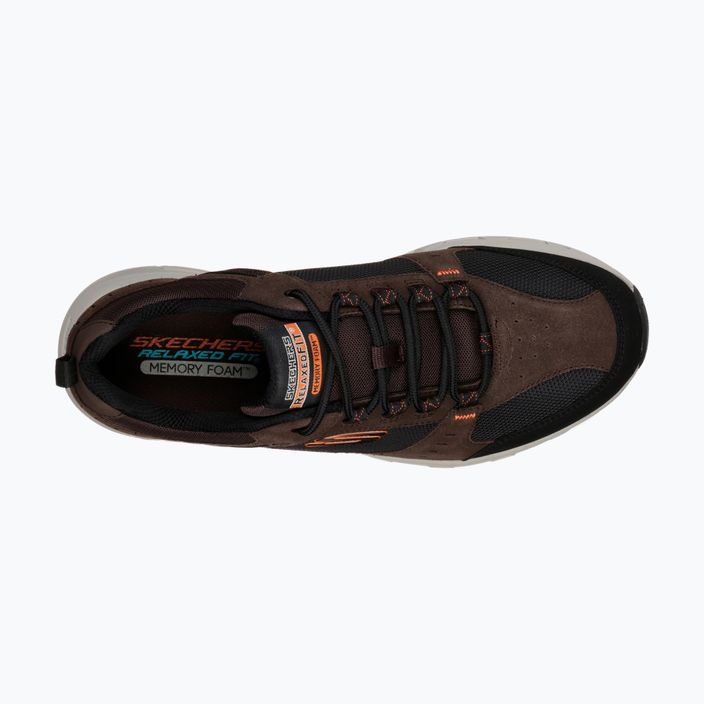 SKECHERS Oak Canyon Herren-Trekking-Schuhe chocolate/schwarz 11