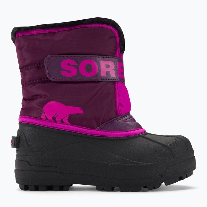 Sorel Snow Commander Kinder-Trekking-Stiefel lila dahlia/groovy pink 2