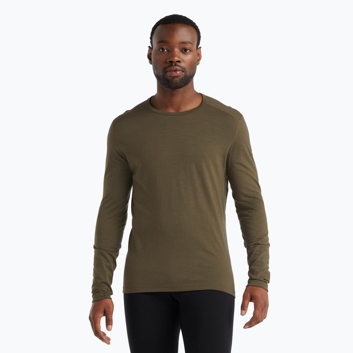 Icebreaker 200 Oasis Crewe Herren Thermo-Longsleeve Loden