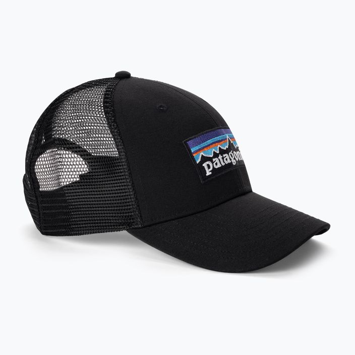 Patagonia P-6 Logo LoPro Trucker Kappe schwarz