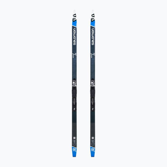 Langlaufski Kinder Salomon Aero Grip Jr. + Prolink Access schwarz-blau L41248PM