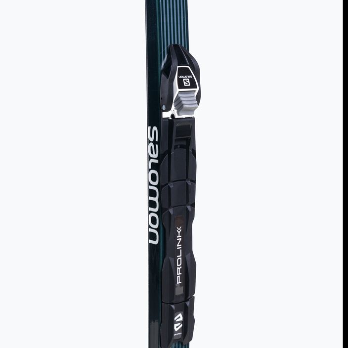 Langlaufski Kinder Salomon Aero Grip Jr. + Prolink Access schwarz-blau L41248PM 7