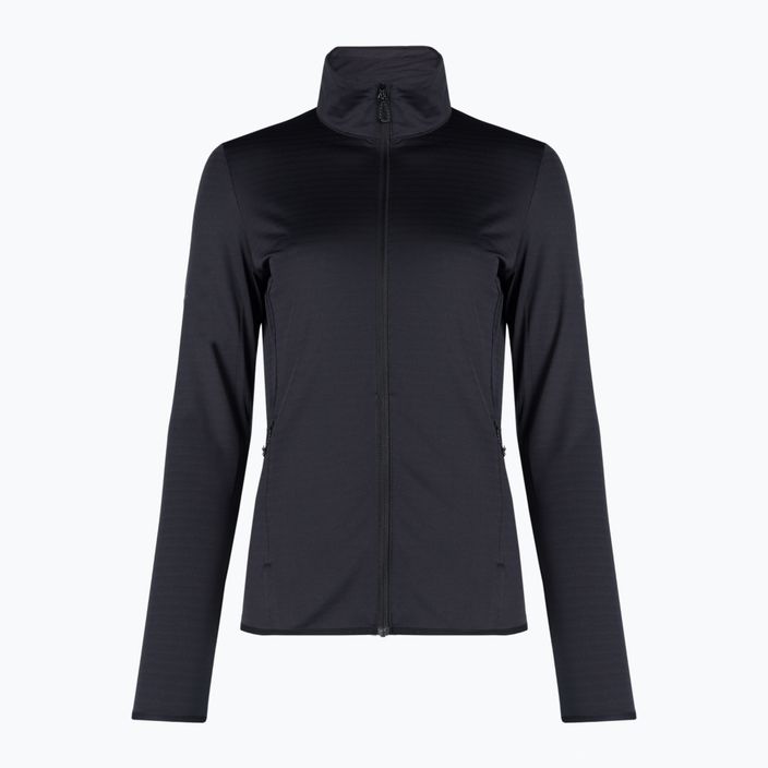 Damen Fleece-Sweatshirt Salomon Outrack Full Zip Mid schwarz LC13582