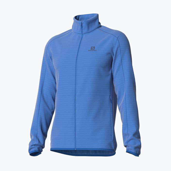 Herren Fleece-Sweatshirt Salomon Outrack HZ Mid blau LC1711 4
