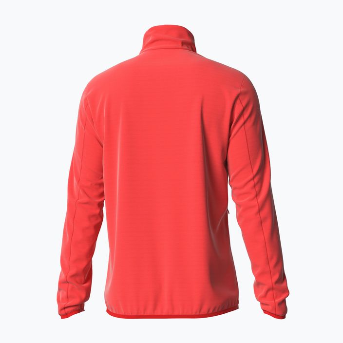 Herren Fleece-Sweatshirt Salomon Outrack Full Zip Mid orange LC17116 3
