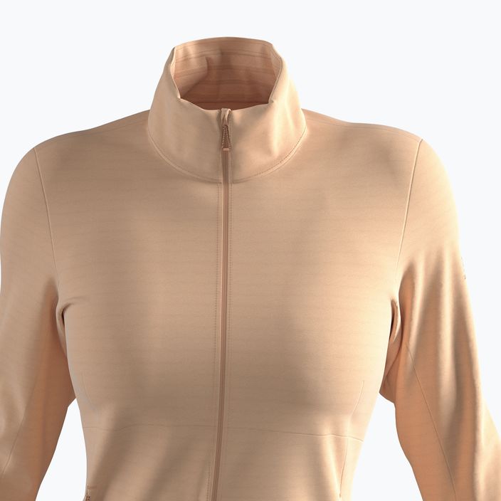Damen Fleece-Sweatshirt Salomon Outrack Full Zip Mid apricot ice LC1713 8