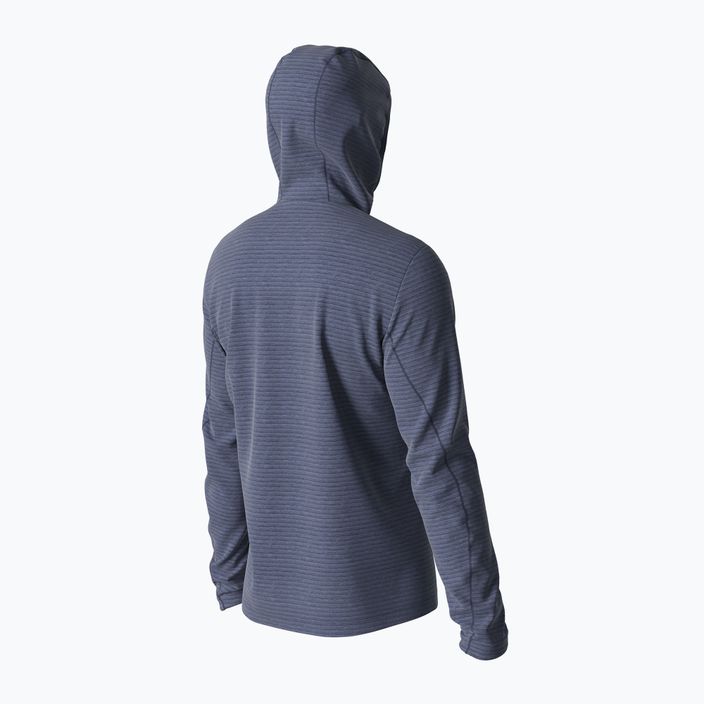 Herren Fleece-Sweatshirt Salomon Outline FZ Hoodie dunkelblau LC17121 6
