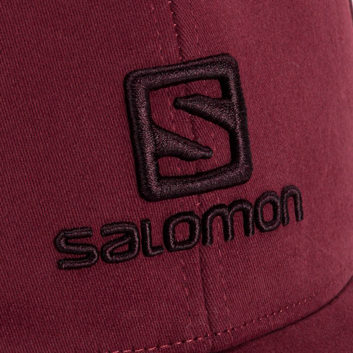 Schirmmütze Salomon Logo rot LC16824 5