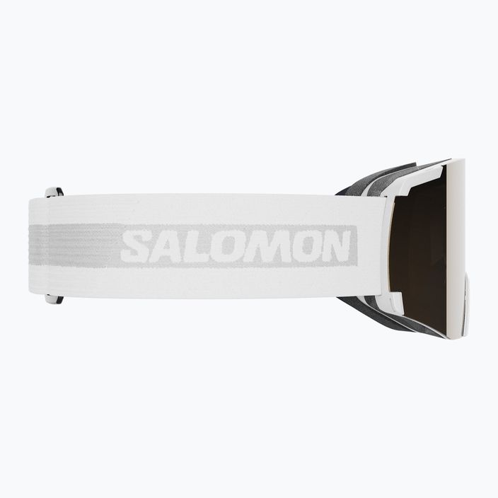 Skibrille Salomon S/View white/flash gold L4766 7