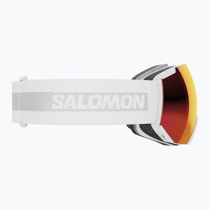Skibrille Salomon Radium white/sigma poppy red L4753 8