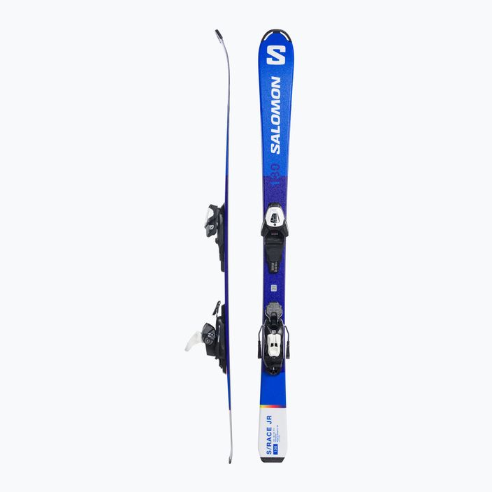 Ski Kinder Salomon S Race MT Jr. + L6 blau L47419 2