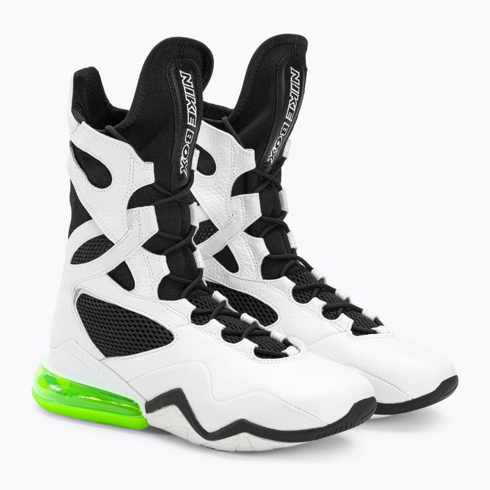 Damen Nike Air Max Box Schuhe weiß/schwarz/elektrisch grün 4