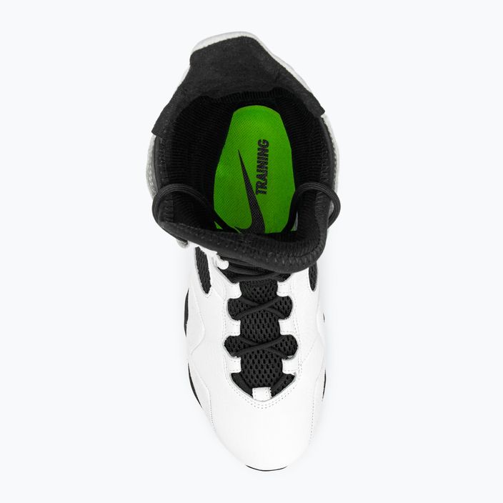 Damen Nike Air Max Box Schuhe weiß/schwarz/elektrisch grün 6