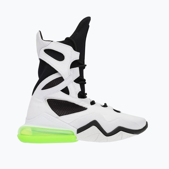 Damen Nike Air Max Box Schuhe weiß/schwarz/elektrisch grün 12