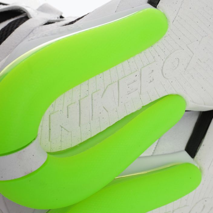 Damen Nike Air Max Box Schuhe weiß/schwarz/elektrisch grün 16