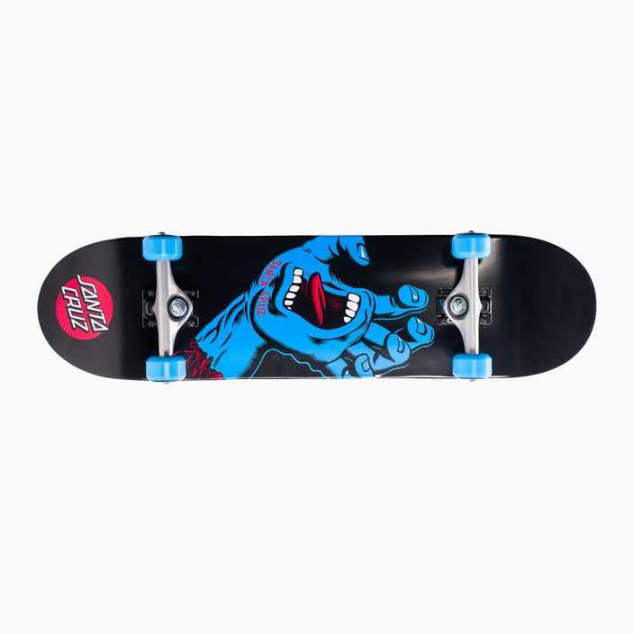 Santa Cruz Screaming Hand Full 8.0 klassisches Skateboard schwarz 118730