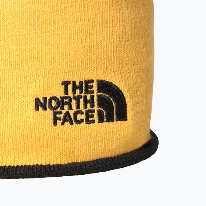 The North Face Reversible Tnf Banner Wintermütze schwarz und gelb NF00AKNDAGG1 10