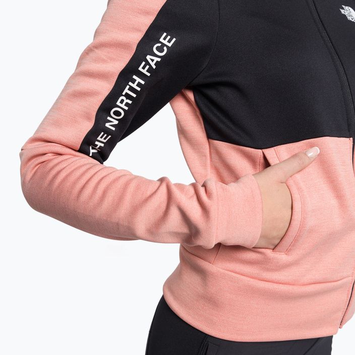 Damen Fleece-Sweatshirt The North Face Mountian Athletics rosa NF0A5IF15W21 7
