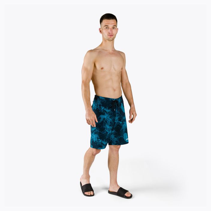 Herren Oakley Ohana Floral 20  Schwimmen Shorts blau FOA403022 3