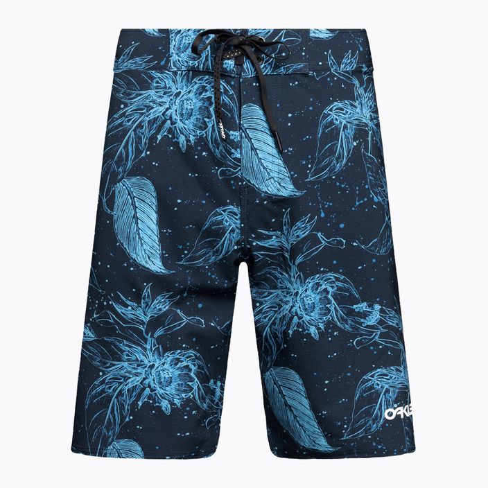 Herren Oakley Ohana Floral 20  Schwimmen Shorts blau FOA403022