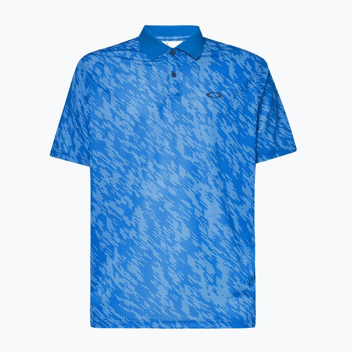Oakley Herren Contender Print Poloshirt blau FOA403162 8