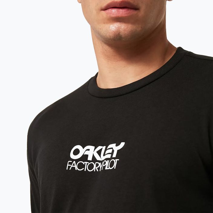 Herren Oakley Factory Pilot Ss Tee schwarz FOA404507 Radfahren t-shirt 5