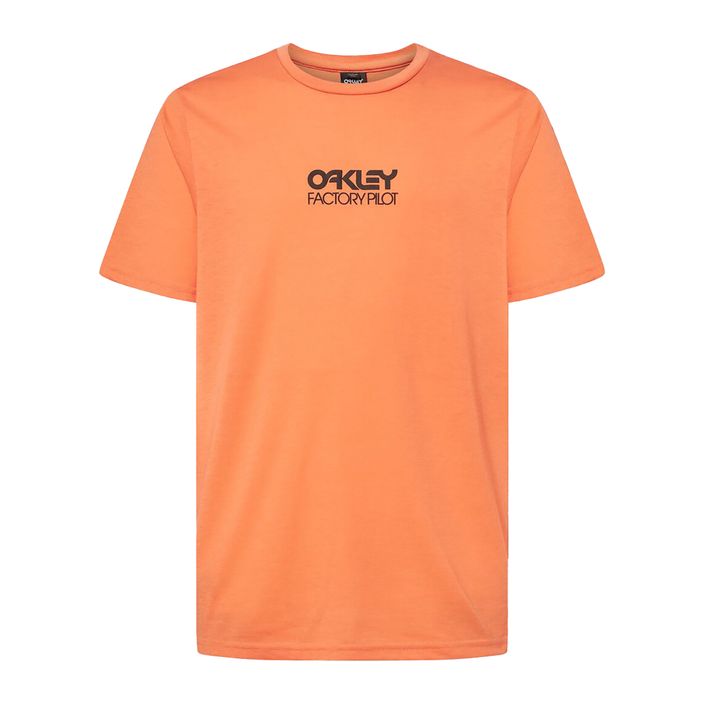 Herren Oakley Factory Pilot Ss Tee orange FOA404507 Radsport-T-Shirt 2