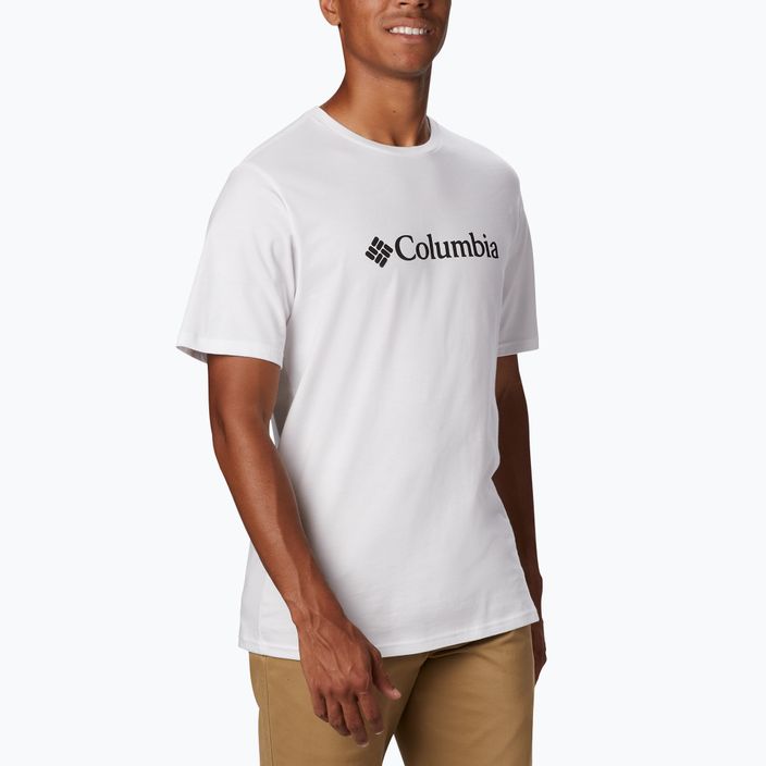 Columbia CSC Basic Logo Herren-Trekkinghemd weiß 1680053100 4
