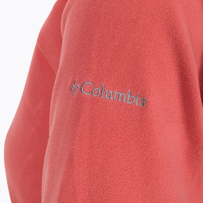 Columbia Glacial IV Damen Fleece-Sweatshirt dunkle Koralle 1802201 10