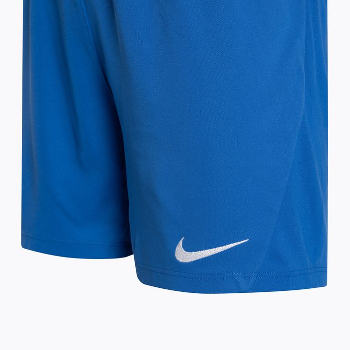 Nike Dri-FIT Park III Strick-Fußballshorts für Frauen königsblau/weiß 3