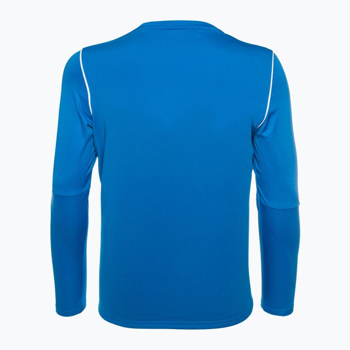 Herren Nike Dri-FIT Park 20 Crew königsblau/weißes Fußball-Langarmshirt 2