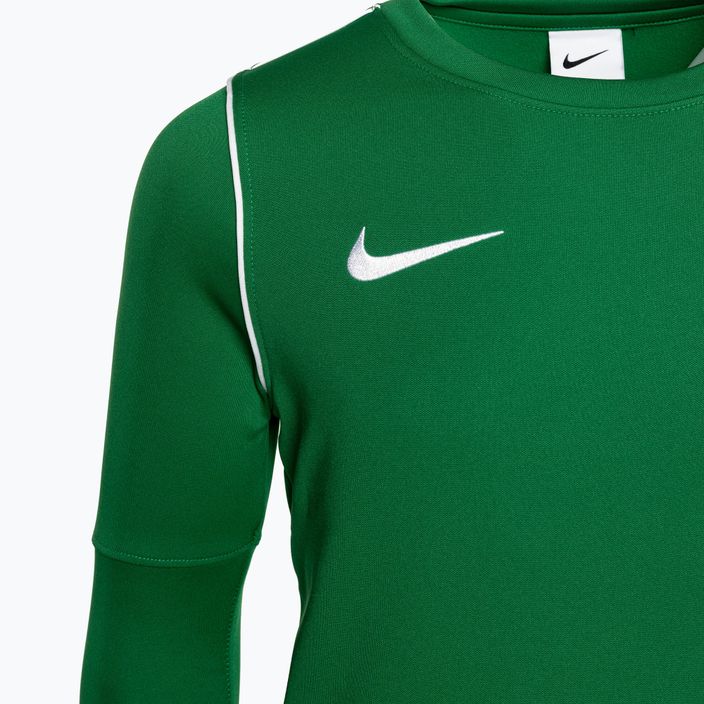 Nike Dri-FIT Park 20 Crew Tannengrün/Weiß Kinder Fußball Sweatshirt 3