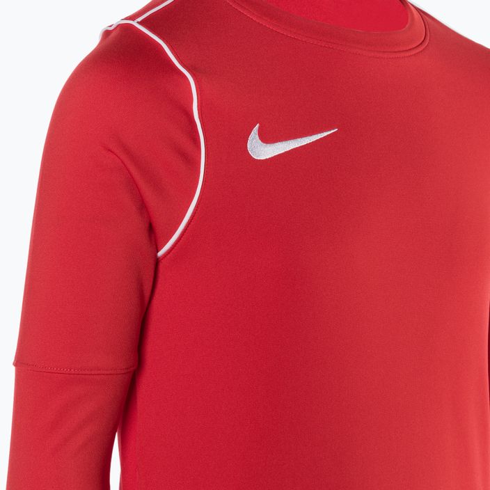 Nike Dri-FIT Park 20 Crew University Rot/Weiß/Weiß Kinder-Fußball-Sweatshirt 3