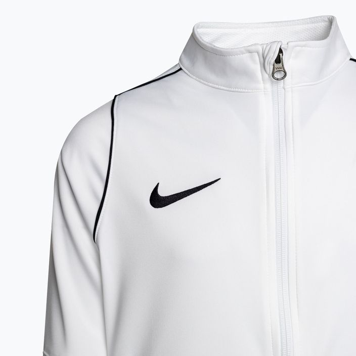 Nike Dri-FIT Park 20 Knit Track Kinder Fußball Sweatshirt weiß/schwarz/schwarz 3