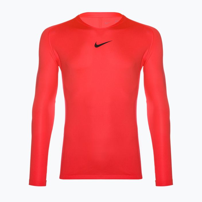 Herren Thermo-Langarmshirt Nike Dri-FIT Park First Layer LS leuchtend karminrot/schwarz