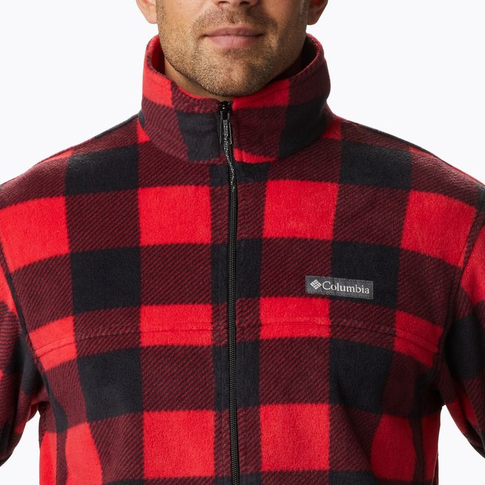 Columbia Herren Steens Mountain gedruckt Fleece-Sweatshirt rot 1478231 4