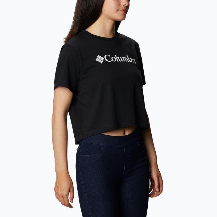 Columbia North Cascades Cropped Damen-Trekking-Shirt schwarz 1930051011 3