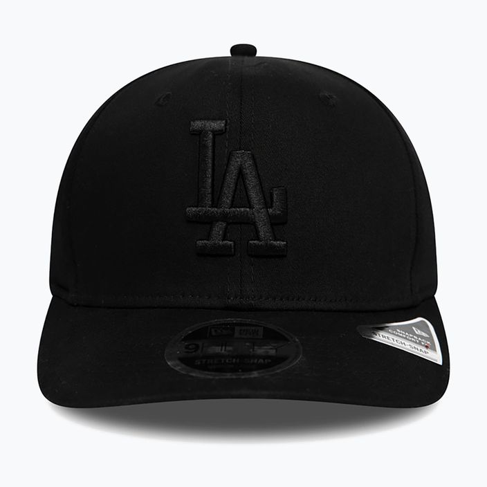 Neue Ära Tonal schwarz 9Fifty Stretch Snap Los Angeles Dodgers Kappe schwarz 3