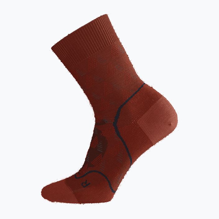 Icebreaker Men Hike+ Light Crew Elevation Trekkingsocken molten/ember/graphit 2