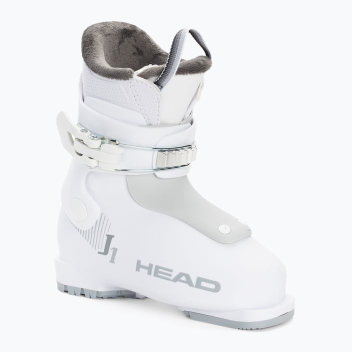 HEAD J1 Kinder-Skischuhe weiß/grau