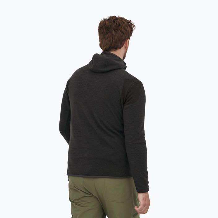 Herren Patagonia R1 Air Full-Zip Fleece-Sweatshirt schwarz 2