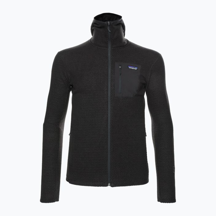 Herren Patagonia R1 Air Full-Zip Fleece-Sweatshirt schwarz 3