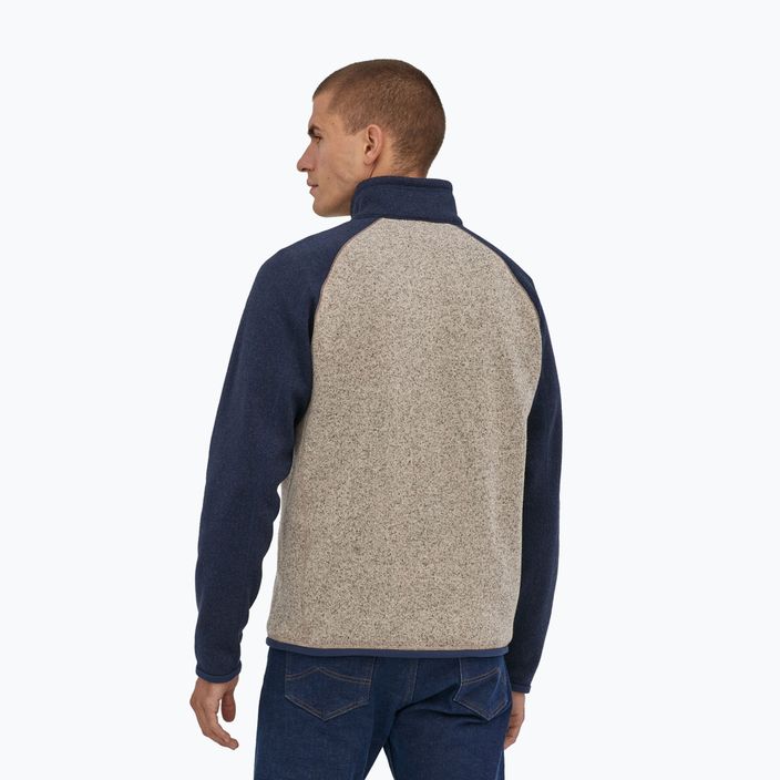 Herren Patagonia Better Sweater 1/4 Zip Fleece-Sweatshirt oar tan 2