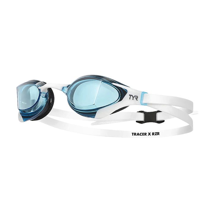 TYR Tracer-X RZR Racing blau/ weiß/ weiß Schwimmbrille 2