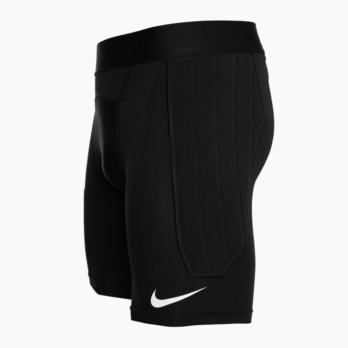 Nike Dri-FIT gepolsterte Torwartshorts für Herren schwarz/schwarz/weiß 3