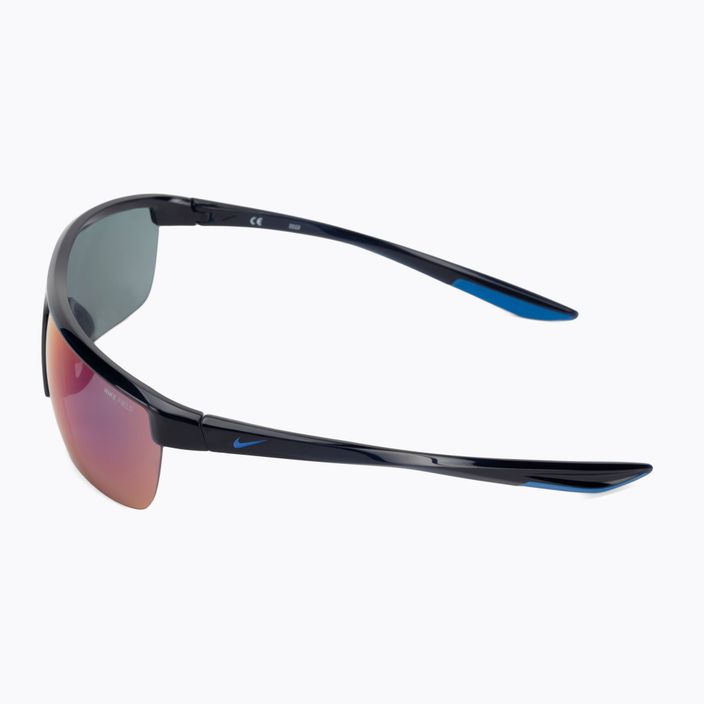 Nike Tempest E Sonnenbrille in Obsidian/Pazifikblau/Feldtönung 4