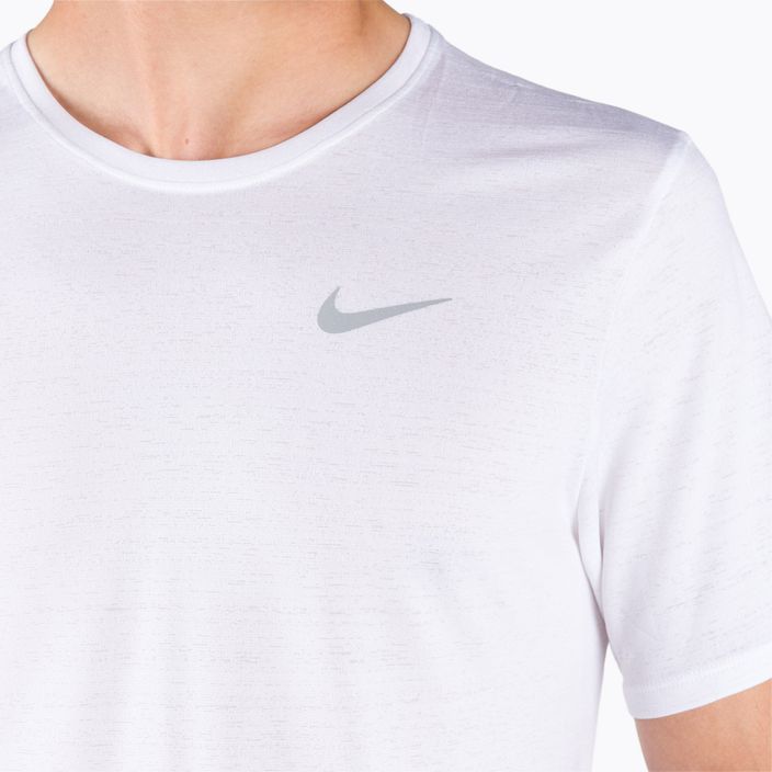 Herren Nike Dri-FIT Miler Trainings-T-Shirt weiß CU5992-100 4